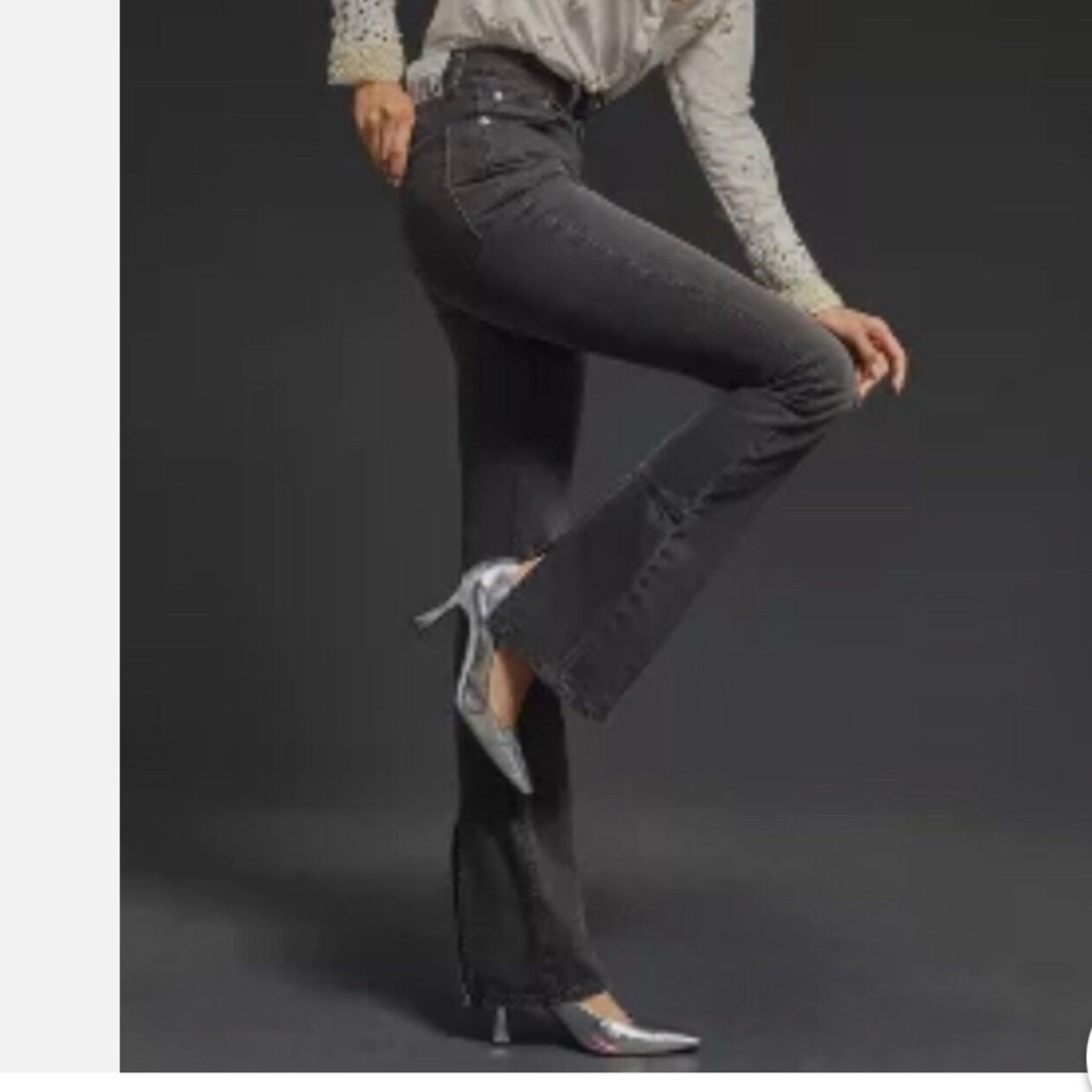 Women's Black Flared Jeans